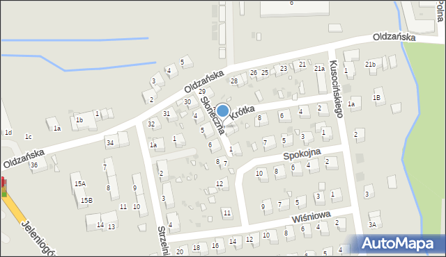 Gryfów Śląski, Słoneczna, 2, mapa Gryfów Śląski