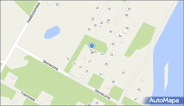 Gulczewo, Słoneczna, 19, mapa Gulczewo