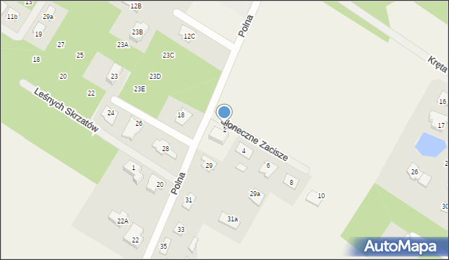 Henryków-Urocze, Słoneczne Zacisze, 2, mapa Henryków-Urocze