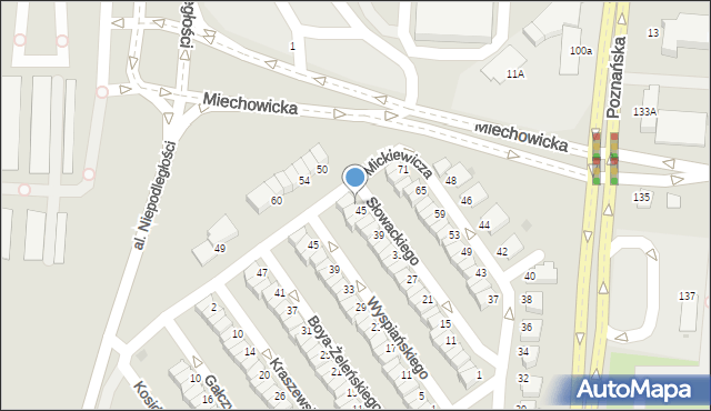 Inowrocław, Słowackiego Juliusza, 47, mapa Inowrocławia