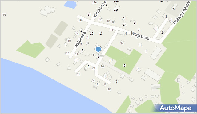 Jachranka, Słoneczny Zakątek, 4, mapa Jachranka