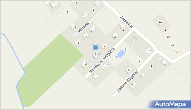 Jagatowo, Słoneczne Wzgórze, 8, mapa Jagatowo