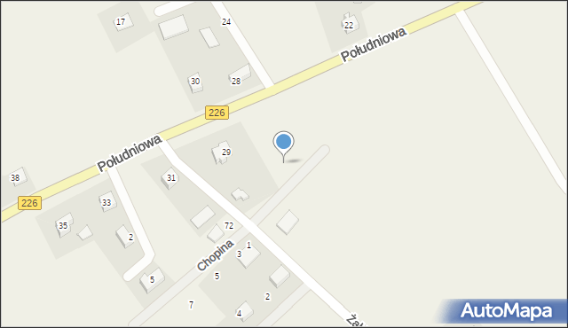 Jagatowo, Słonecznikowa, 3, mapa Jagatowo
