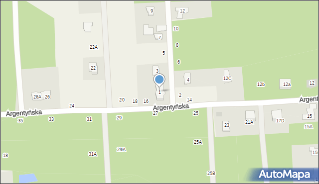 Janinów, Słowacka, 1, mapa Janinów