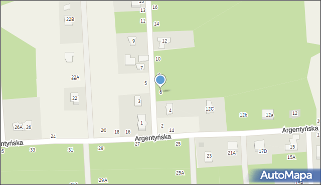 Janinów, Słowacka, 6, mapa Janinów