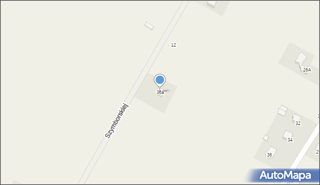 Janów, Słowackiego Juliusza, 36a, mapa Janów