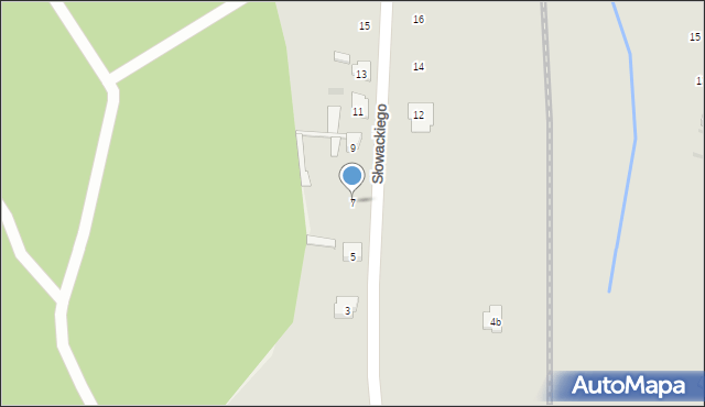 Janowiec Wielkopolski, Słowackiego Juliusza, 7, mapa Janowiec Wielkopolski