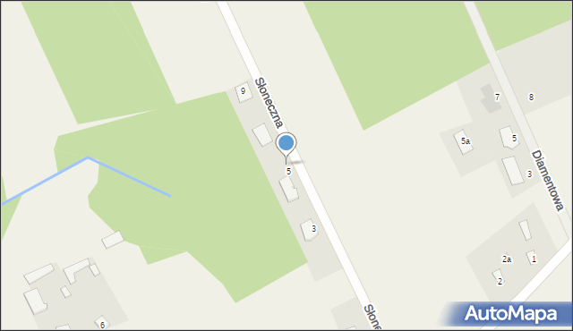 Kalinowo, Słoneczna, 7, mapa Kalinowo
