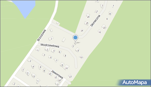 Kamińsko, Słoneczna, 14a, mapa Kamińsko