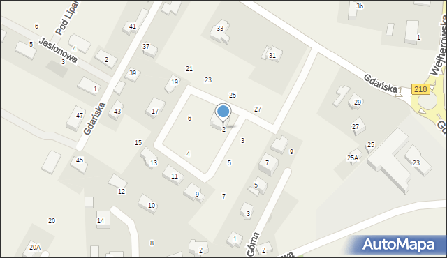 Karczemki, Słoneczna, 2, mapa Karczemki