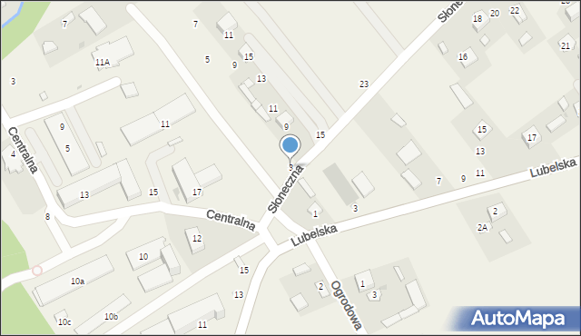 Karczmiska Drugie, Słoneczna, 3, mapa Karczmiska Drugie