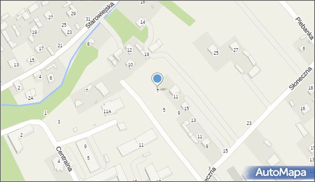 Karczmiska Drugie, Słoneczna, 7, mapa Karczmiska Drugie