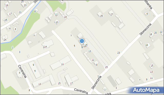 Karczmiska Drugie, Słoneczna, 9, mapa Karczmiska Drugie