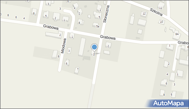 Karnice, Słoneczna, 7a, mapa Karnice