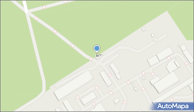 Katowice, Śląska, 88, mapa Katowic