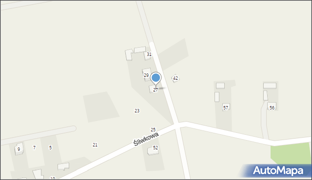 Kazimierów, Śliwkowa, 27, mapa Kazimierów