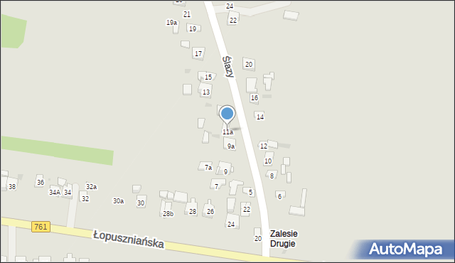 Kielce, Ślazy, 11a, mapa Kielc