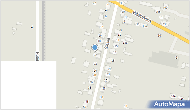 Kłobuck, Śląska, 22, mapa Kłobuck