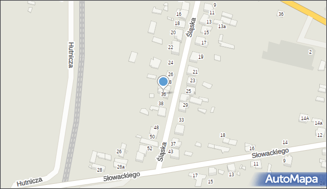 Kłobuck, Śląska, 36, mapa Kłobuck