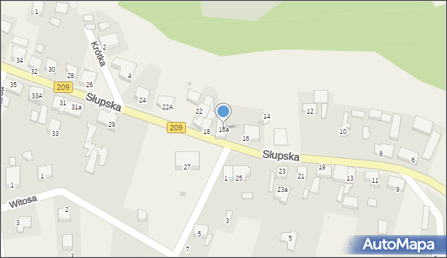 Kołczygłowy, Słupska, 16a, mapa Kołczygłowy