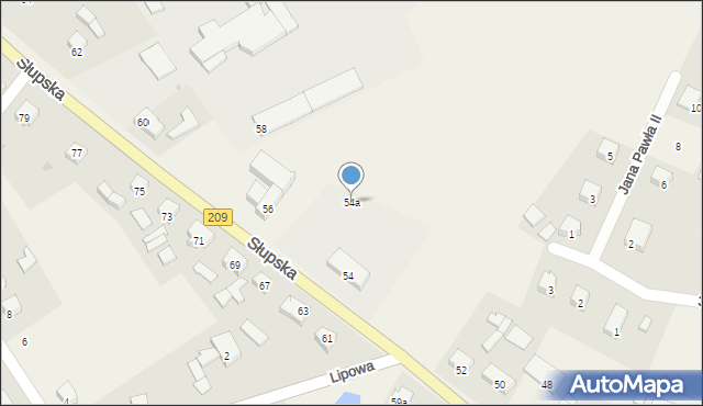 Kołczygłowy, Słupska, 54a, mapa Kołczygłowy