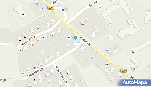 Kołczygłowy, Słupska, 81, mapa Kołczygłowy