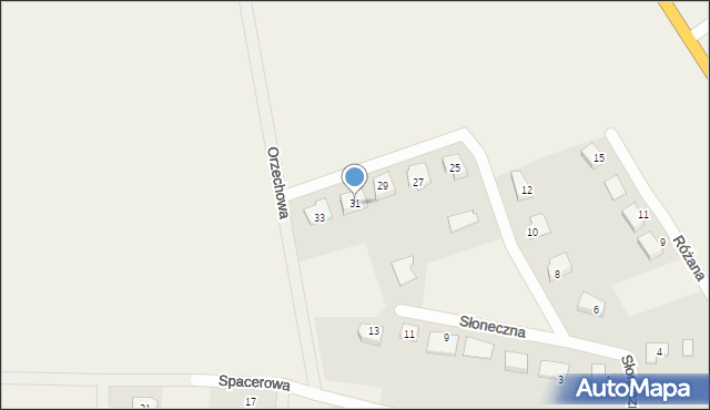 Kolnik, Słoneczna, 31, mapa Kolnik