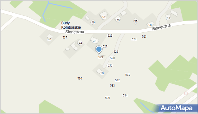 Kombornia, Słoneczna, 48, mapa Kombornia