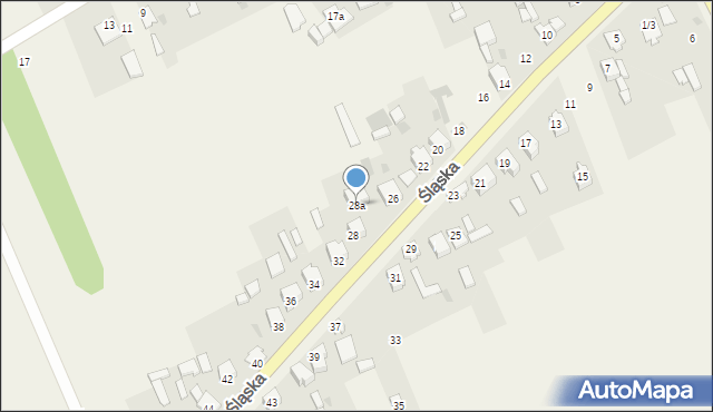 Konopiska, Śląska, 28a, mapa Konopiska
