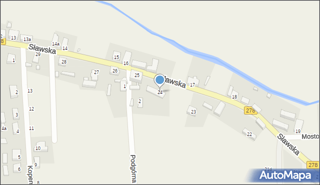 Konotop, Sławska, 24, mapa Konotop