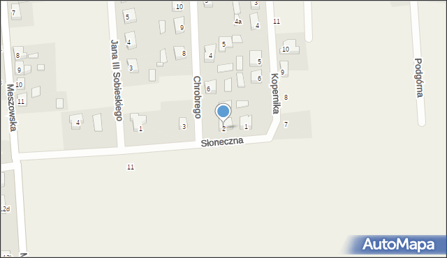 Konotop, Słoneczna, 2, mapa Konotop