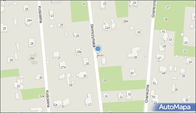 Konstancin-Jeziorna, Słomczyńska, 27, mapa Konstancin-Jeziorna