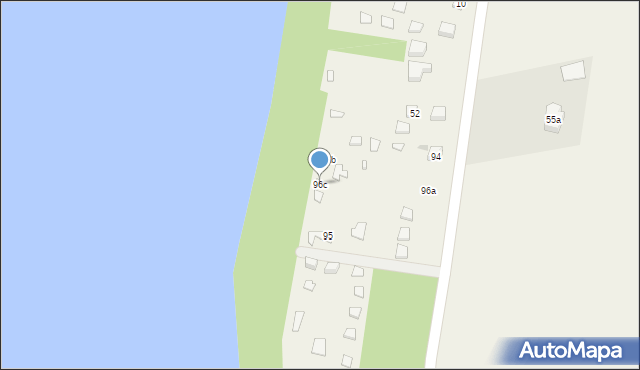 Kosewo, Słupecka, 96c, mapa Kosewo