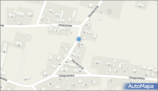 Kotla, Słoneczna, 6, mapa Kotla