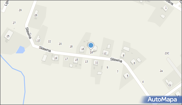 Kotowice, Sławna, 14, mapa Kotowice