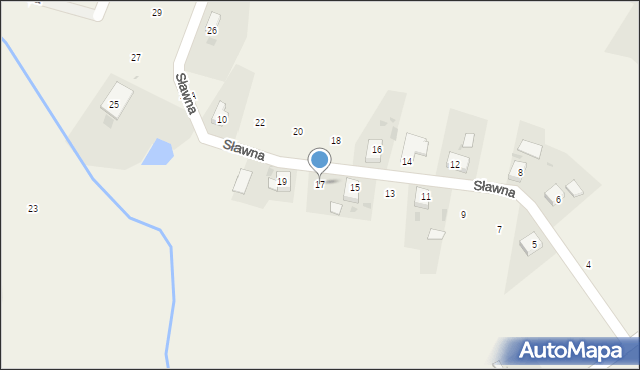Kotowice, Sławna, 17, mapa Kotowice