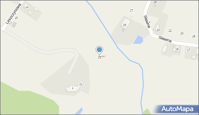 Kotowice, Sławna, 23, mapa Kotowice