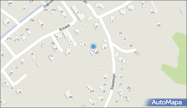 Kraków, Ślaskiego Jana, prof., 12, mapa Krakowa