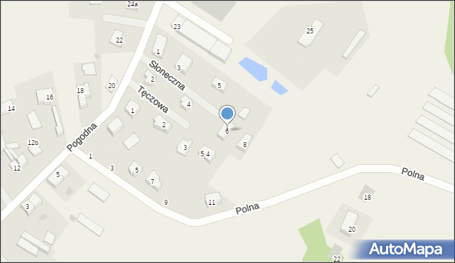 Krępa Słupska, Słoneczna, 6, mapa Krępa Słupska