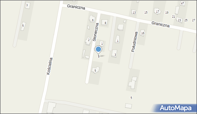 Królewiec, Słoneczna, 3, mapa Królewiec