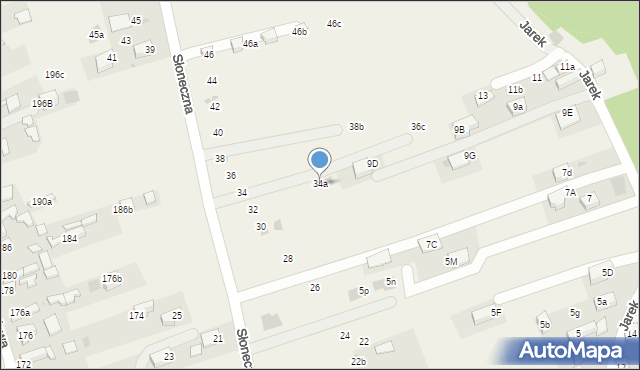 Krościenko nad Dunajcem, Słoneczna, 34a, mapa Krościenko nad Dunajcem