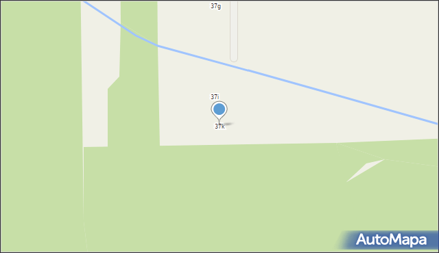 Krupia Wólka, Słoneczna, 37k, mapa Krupia Wólka