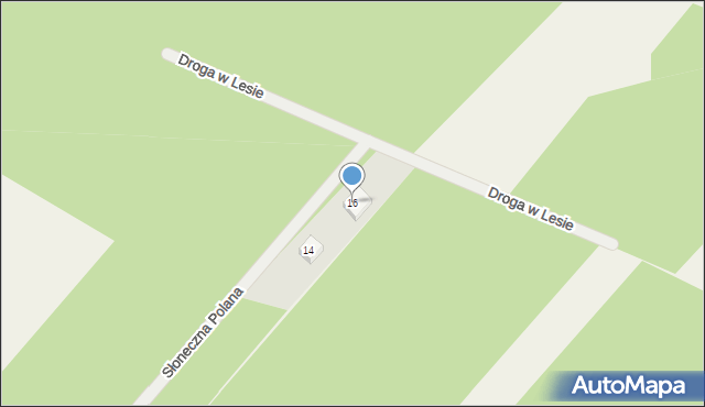 Kuklówka Zarzeczna, Słoneczna Polana, 16, mapa Kuklówka Zarzeczna