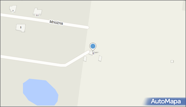 Kuriany, Słoneczna, 4, mapa Kuriany