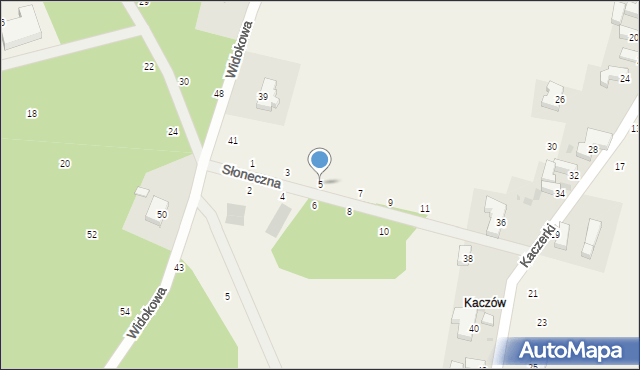 Kuropatnik, Słoneczna, 5, mapa Kuropatnik