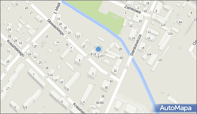 Kutno, Słowackiego Juliusza, 4, mapa Kutno