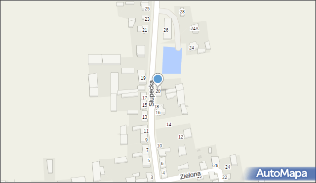 Lądek, Słupecka, 20, mapa Lądek