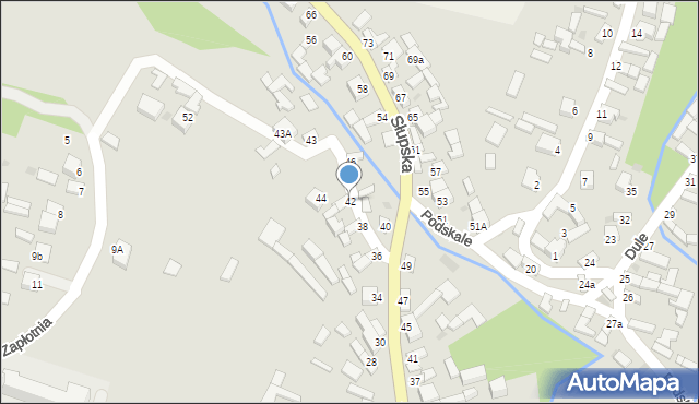 Łagów, Słupska, 42, mapa Łagów