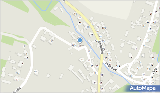 Łagów, Słupska, 43, mapa Łagów