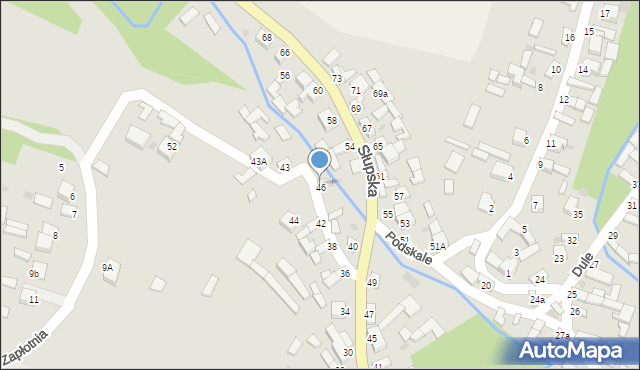 Łagów, Słupska, 46, mapa Łagów